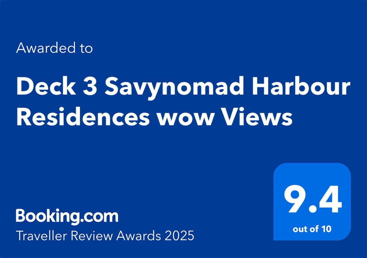 Deck 3 Savynomad Harbour Residences Wow Views Cospicua Экстерьер фото